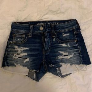 ✨3/$25✨American Eagle Ripped Jean Shorts